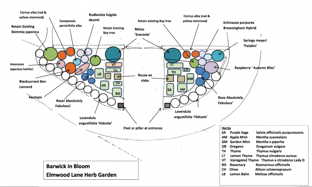 Herb Bed Planting Plan